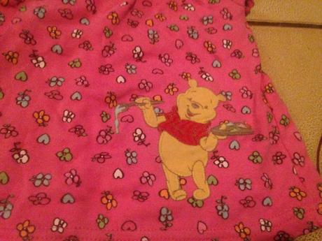 Dívčí šaty medvídek pú - pooh vel. 68 - 74, disney,68
