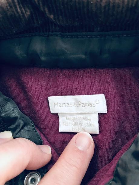 Bundička  přechodová jaro/podzim -v.12/18 měs., mamas & papas,86