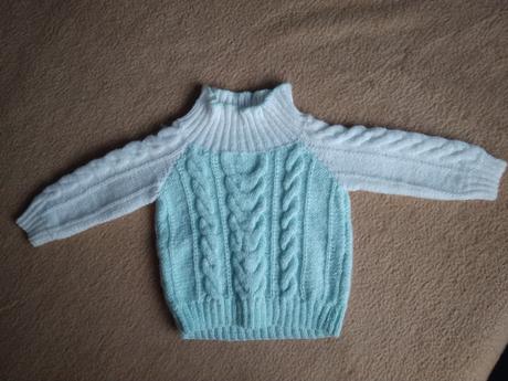 Pletený svetr vel. "74-80-86", 74