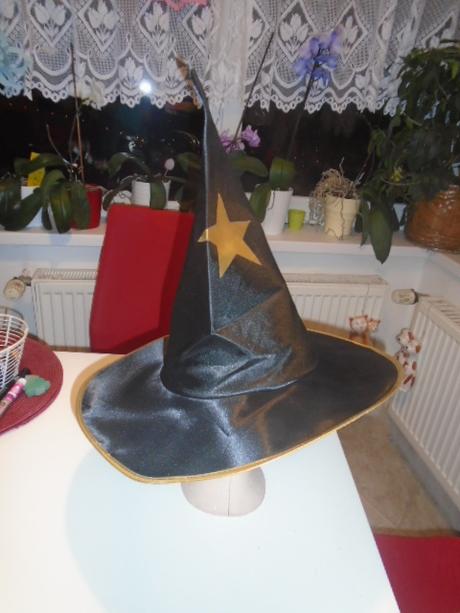 Klobouk čaroděj maska hvězda, 