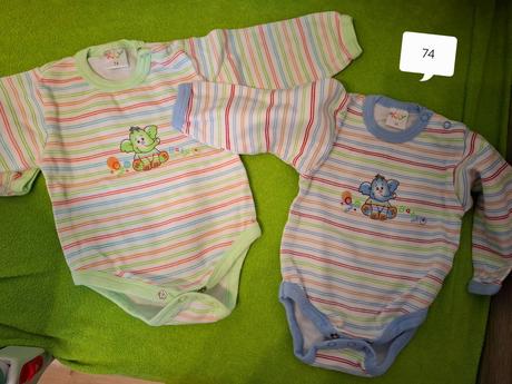 Kojenecká trika ( velikost 74 ), 74