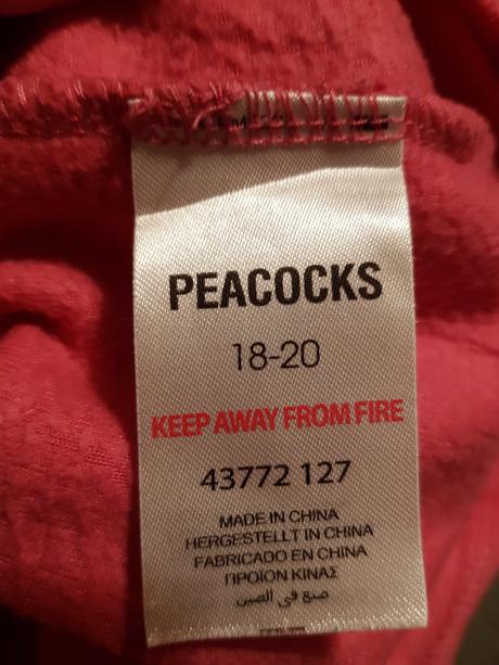 Fleesová mikina značky   peacocks, vel. neuvedena., xl