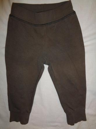 Čoko hnědé tepláky, h&m,80