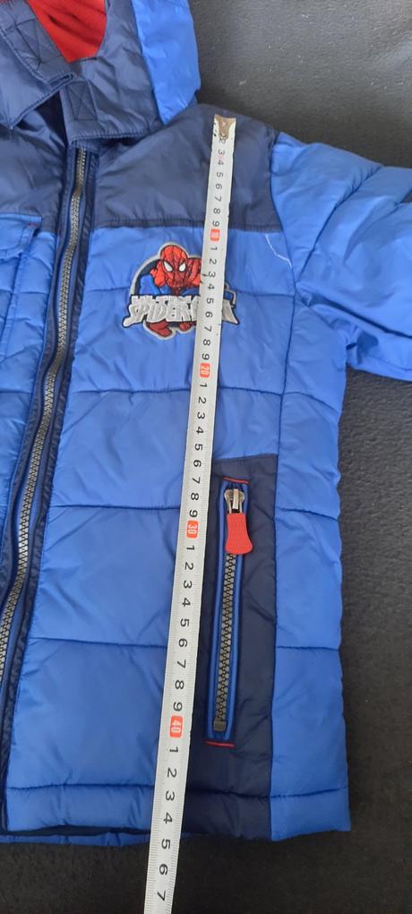 Chlapecká zimní bunda spideman, vel.128 značky c&a, c&a,128