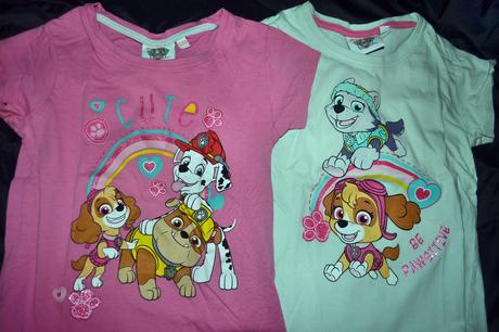2x tričko patrola na 4-6 let, bavlna, nickelodeon,122