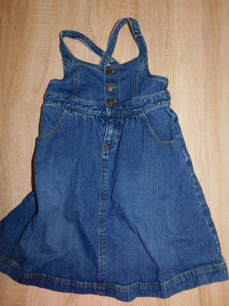 Džínové šatičky-šatovka, 110