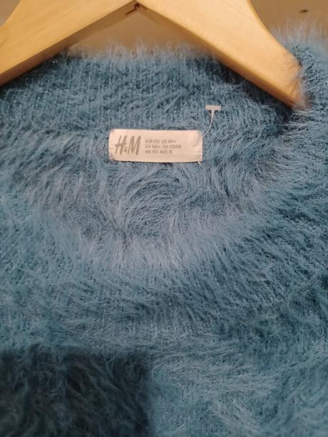 Petrolejový svetr h&m 170 / s-m, h&m,170