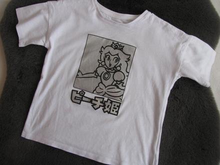 Bílé bavlněné tričko s princeznou, george,110