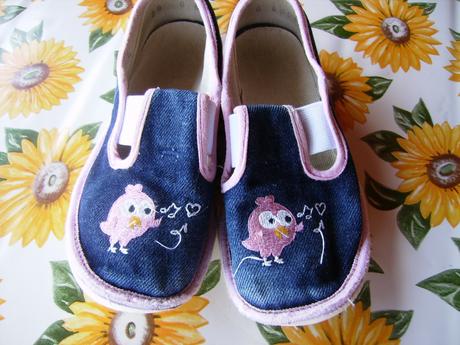 Papuče s ptáčky vel.28, 28