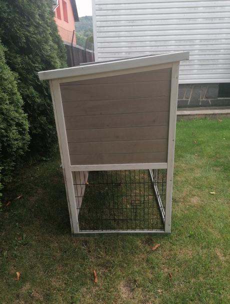 Dřevěná králíkárna stall lucky, výběh 116 65 100, 