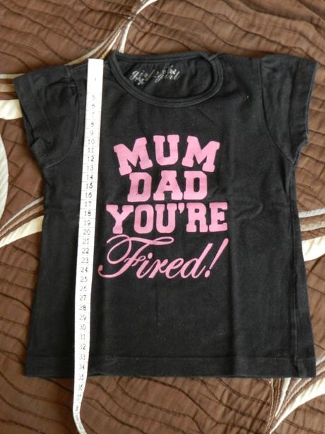 Tričko krátký rukáv s nápisem, girl2girl,98