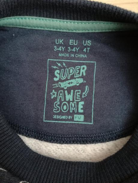 Mikina vel. 3-4 roky, zn. f&f, f&f,98 / 104