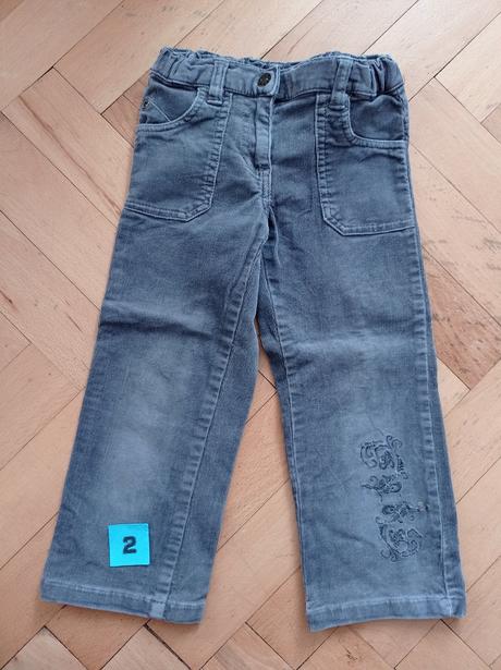 Kalhoty manšestráky 104, palomino,104