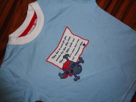 Nádherné modré tričko - pirát, nkd,92