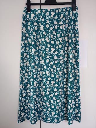 Dlouhá zelená elastická sukně, gate,42