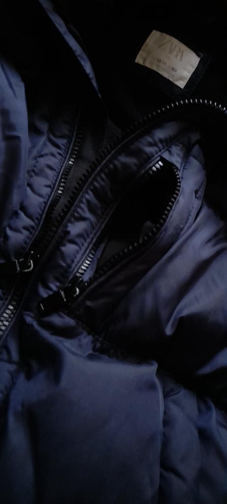 Zara juniorská zimní bunda s kapucí, zara,164