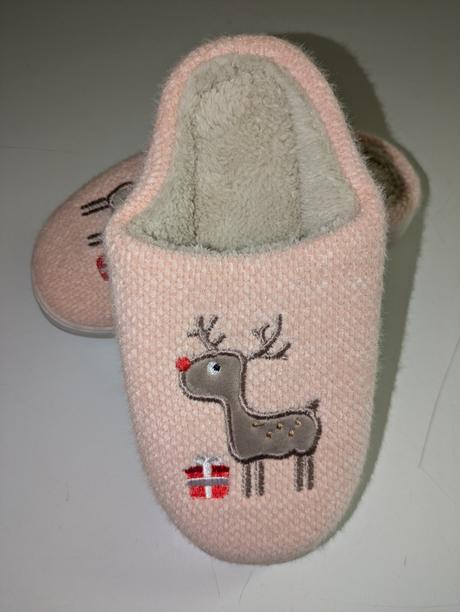 Teplé plyšové domácí pantofle, papuče vel. 36/37, 37