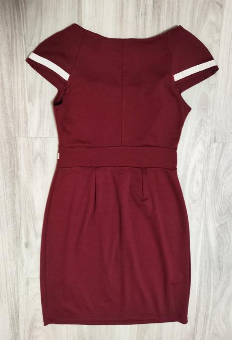 Vínové šaty vivi boutique xs/s, xs
