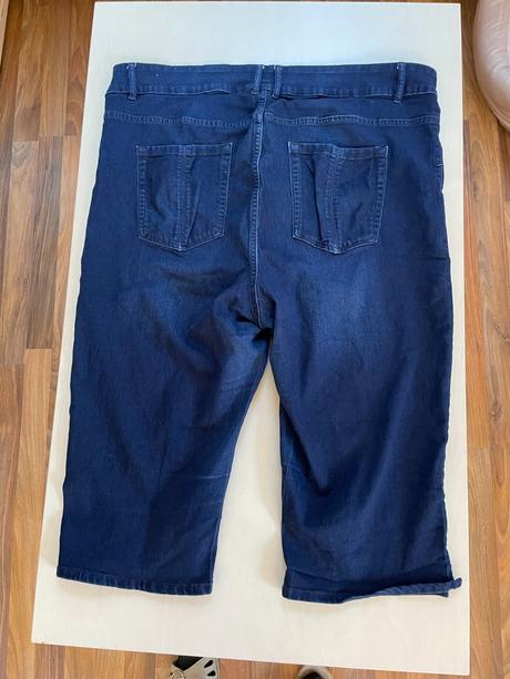 Džínové kraťasy, vel 56/28 tedy cca 8xl, možná něc, esmara,56