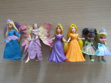 Pohádkové figurky, postavičky-princezny,