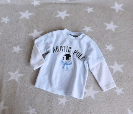 Tričko s tučňákem baby club vel.74/80, baby club,74