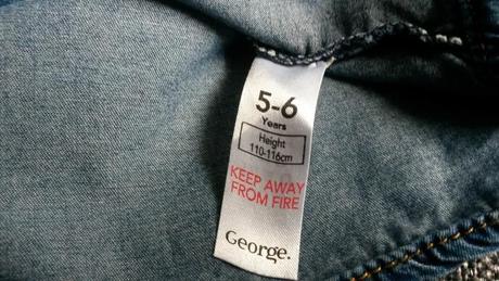 Džínová košile george vel. 110-116, george,116