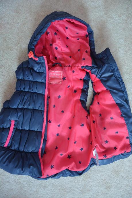 2x buřtíkatá vesta - už jen ty modré, next,104