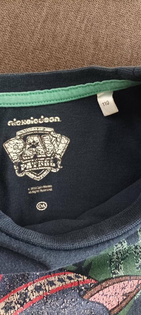 Tričko paw patrol c&a vel. 110 (98), c&a,104