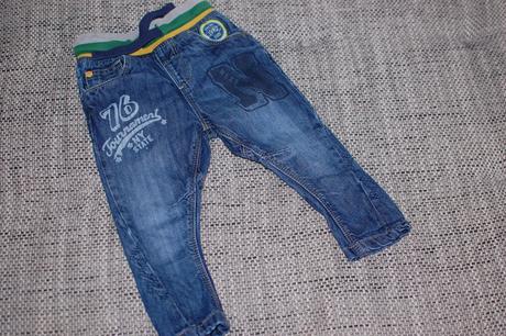 Nádherné džínečky next, velikost 80, next,80