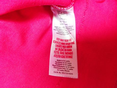 Červené tričko, f&f,116