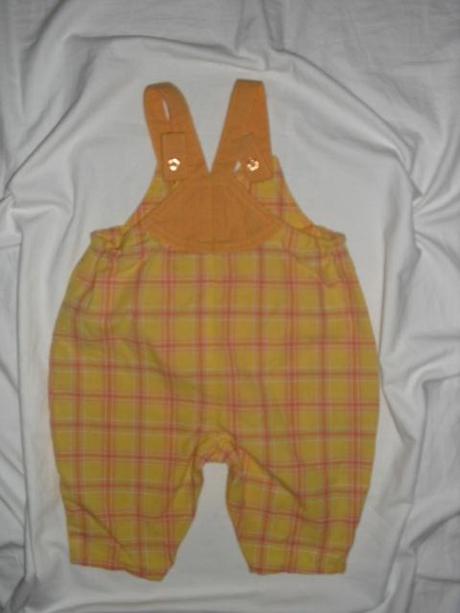 Krásný komplet laclových kalhot a oranž trička, marks & spencer,68