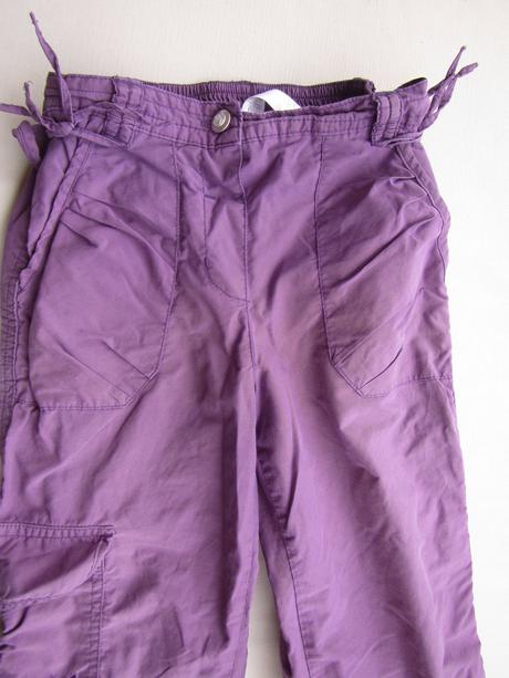 2x plátené kalhoty, lindex a bhs, 116-122, lindex,116