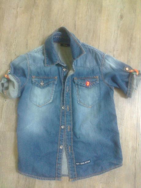Džínová  košile se zdobením, mexx,110