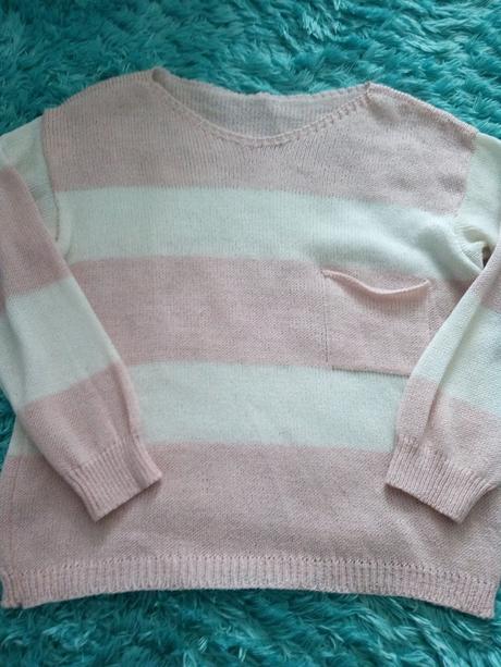 Svetr pruhovaný vel.s/m, s