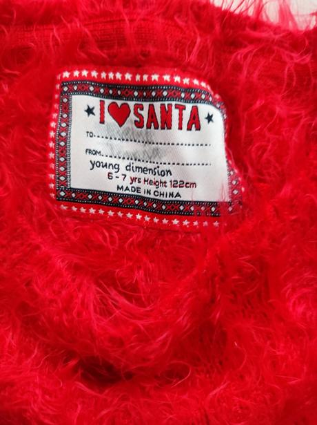 Vánoční svetr 116-122, 116