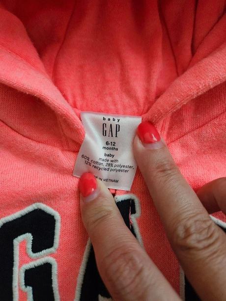 Mikina gap, vel. 6-12 měsíců, gap,74