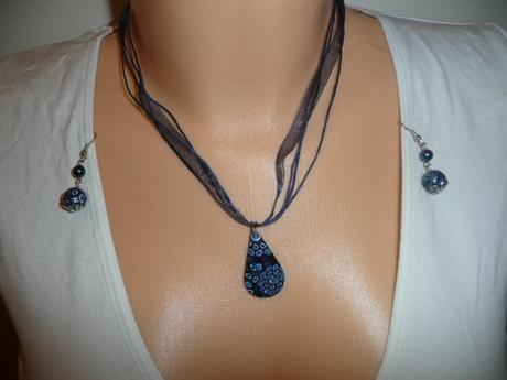 Set řetízek - náhrdelník + náušnice,