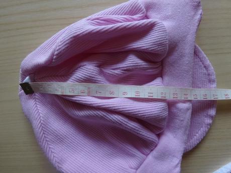 Růžová čepice s bílou kytičkou, vel. 86, 86