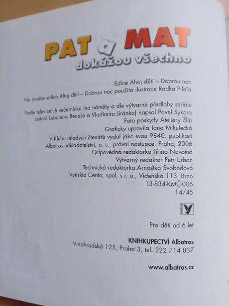 Kniha pat a mat dokážou všechno,