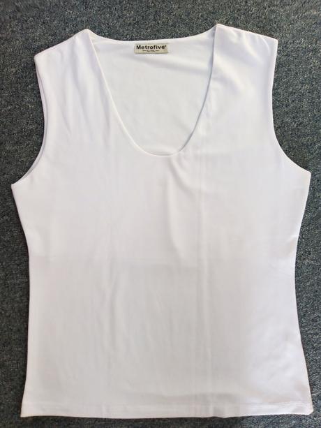 Bílé tílko zn."metrofive" vel."xl/xxl", xl