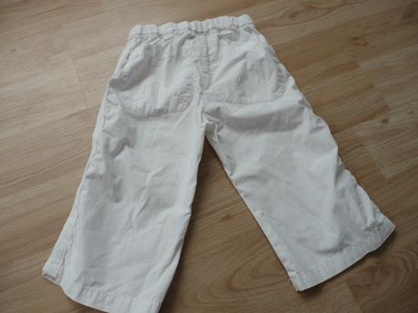 Bile 3/4 kalhoty - kratasy 110 h&m, h&m,110