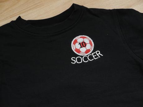 Mikina s fotbalovym micem 128-134/140, 128