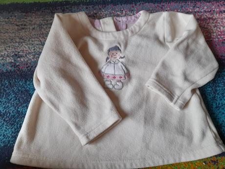 Malá flísová mikinka s holčičkou, vel 80, 80