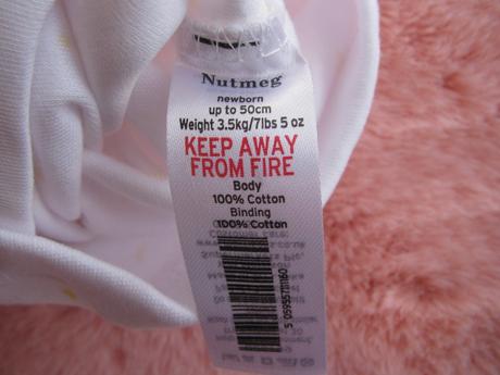 Novorozenecké body s kuřátkama, nutmeg,50