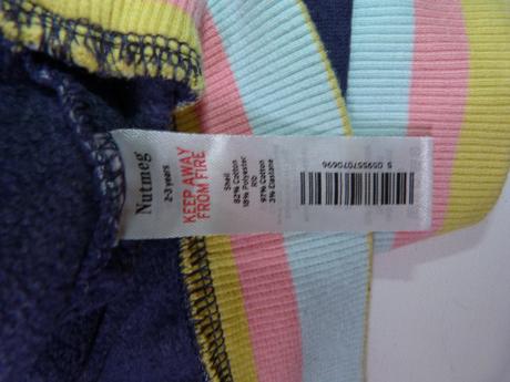 Mikina s duhou vel. 98, nutmeg,98