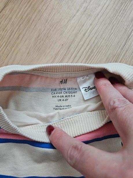Tričko s dlouhým rukávem h&m, vel. 110/116, h&m,110