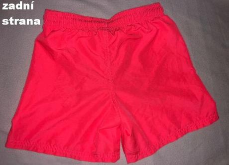 Reflexně oranžové chlapecké plavky / kraťasy 6-8y, h&m,116