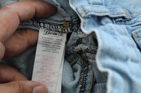 Džíny vel. 3 - 4 roky, denim co,104