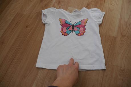 Tricko s motylkem, h&m,80