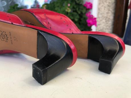 Italske spicate boty v cervene barve laura bellari, 37